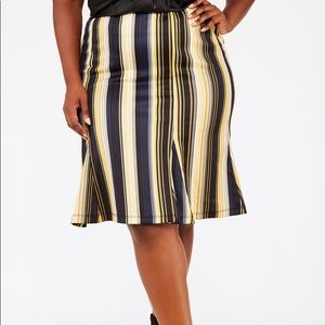 NWT Striped skirt